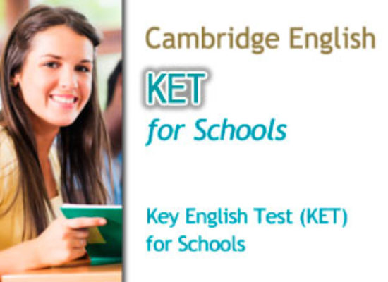 Convocatorias Cambridge KET for Schools (Nivel A2)